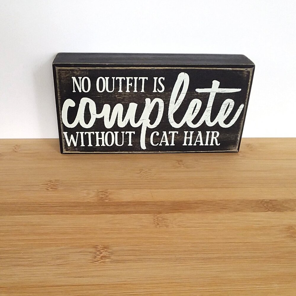 Cat Sign Kreations By Kathy Primitive Wooden Box Sign
